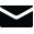 A black and white envelope with an arrow.